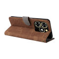 icasecover for Infinix Hot 40i /Hot 40 / Hot 40 Pro Retro PU Leather Cards Slot Wallet Flip Case Clasp Stand Holder Casing with Lanyard. 