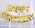 HAPPY BIRTHDAY FOIL BALLOON SET BIRTHDAY PARTY DECORATION FOIL BALLOON - 13 LETTERS FOIL BALLOON PACK. 