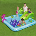 Bestway Kids Play Fantastic Aquarium Play Pool Inflatable Pool Summer Pool Fancy Pool 7.8Ft Air Pool 53052. 