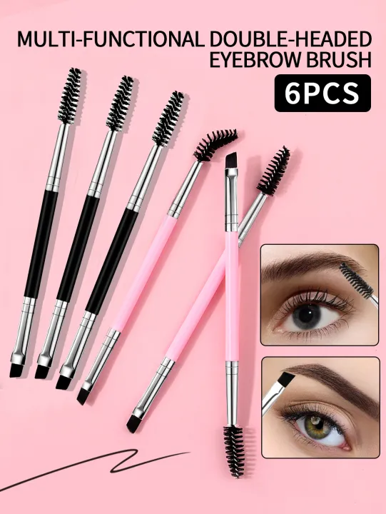 %E3%80%90HOT%E3%80%91%206PCS%20Eyebrow%20Brush%20Eyelash%20Comb%20Makeup%20Brushes%20Dual%20Ended%20Angled%20Brush%20Spoolie%20Brush%202%20In%201%20Lash%20Eyebrow%20Brush%20Set%20Makeup%20Tool%20-%20Image%202