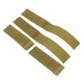 4PCS/SET Tactical Molle Strip Adapter Vest Backpack Patch Panel Hook Loop Converter Ribbon Strip For Attching ID Patches. 
