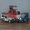 Vintage Iron Art Old Car Model Craft Desktop Ornament Kids Toy Collection Gift. 