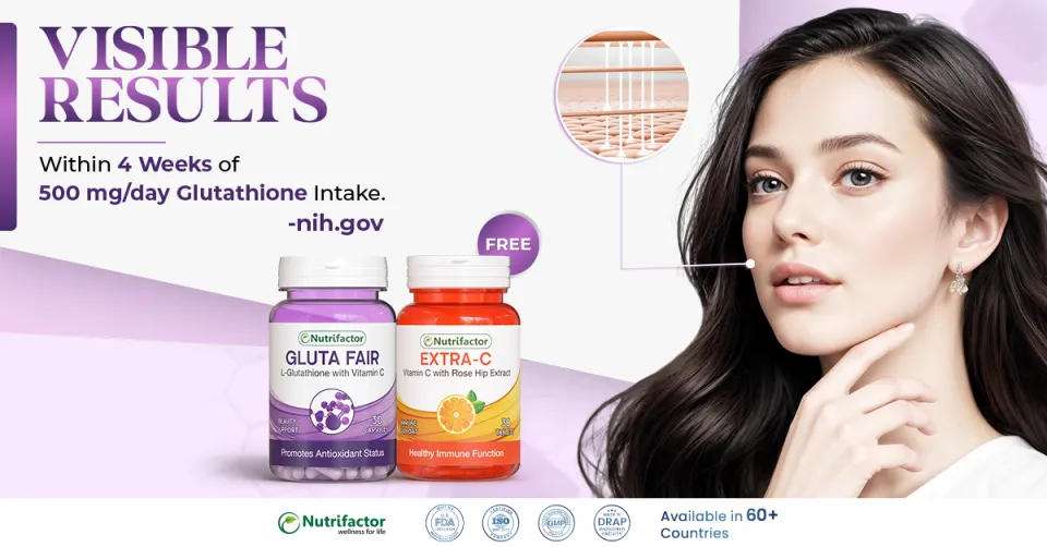 Nutrifactor Gluta fair + Extra-C Offer