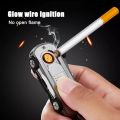 Imported car shape Usb Rechargeable Lighter With Usb Rechargeable CablePortable Lighter Windproof Dual Arc USB Electronic Touch Induction Lighters Cigarette Lighter Cigarette Accessories. 