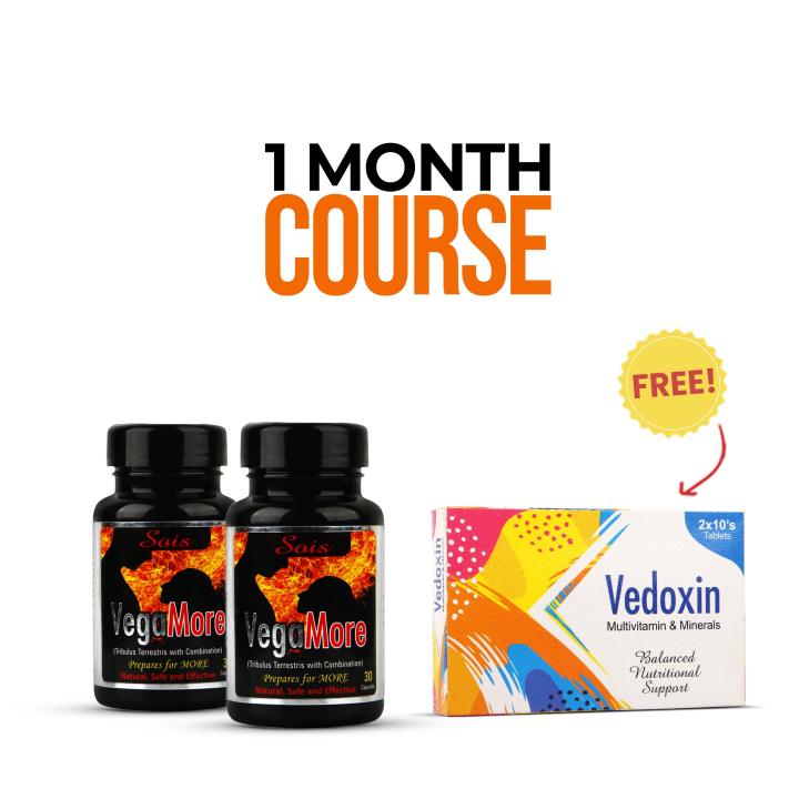 Vegamore - 2  Jar & get 1 Vedoxin Multivitamins Tablet - Sois Life Sciences