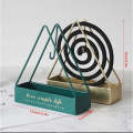 Iron Mosquito Coil Holder Triangular Shape Mosquito Repellent Incense Rack Anti-Scald Mosquito Coil Holder. 