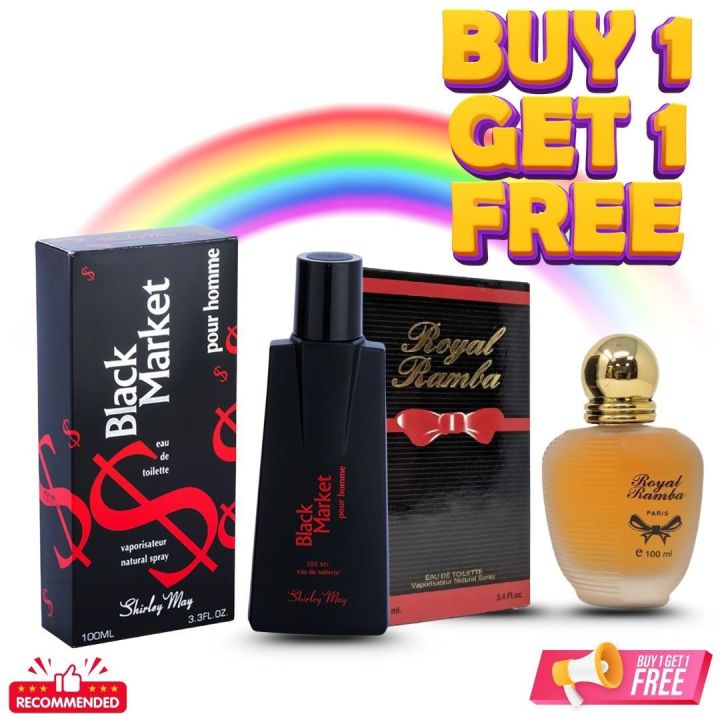 Black Market & Royal Rumba 100ml Perfume Set – Premium Gift Pack for ...