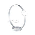 Amamia Modern Hollow Circle Stainless Steel Stand Restaurant Table Bottle Holder. 