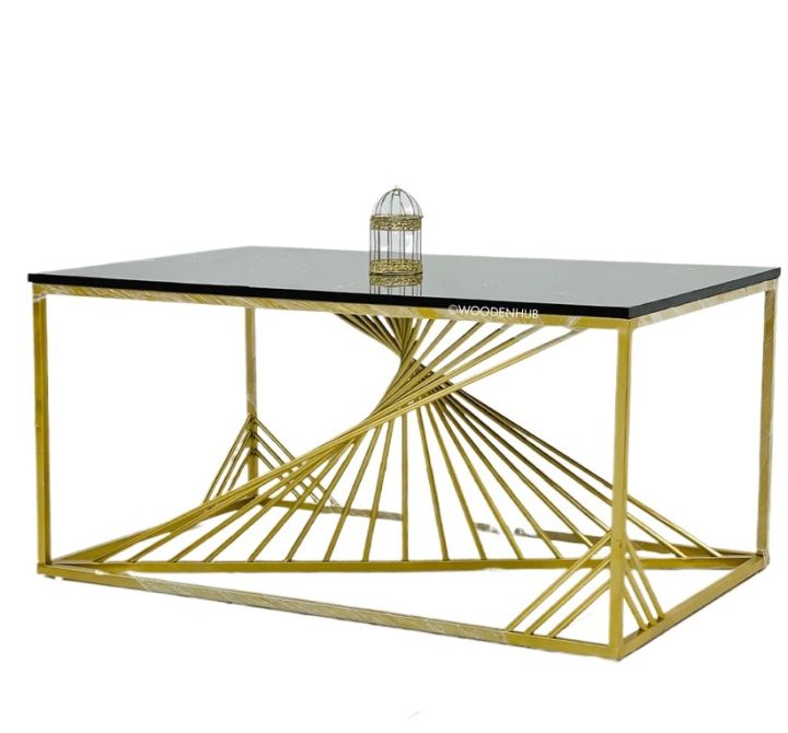 Center Table 2-4 Feet Spiral Shape Unique Design Luxury Table For Living Room