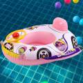 Float Infant Seat Boat Baby with Steering Wheel Swimming Rings. 