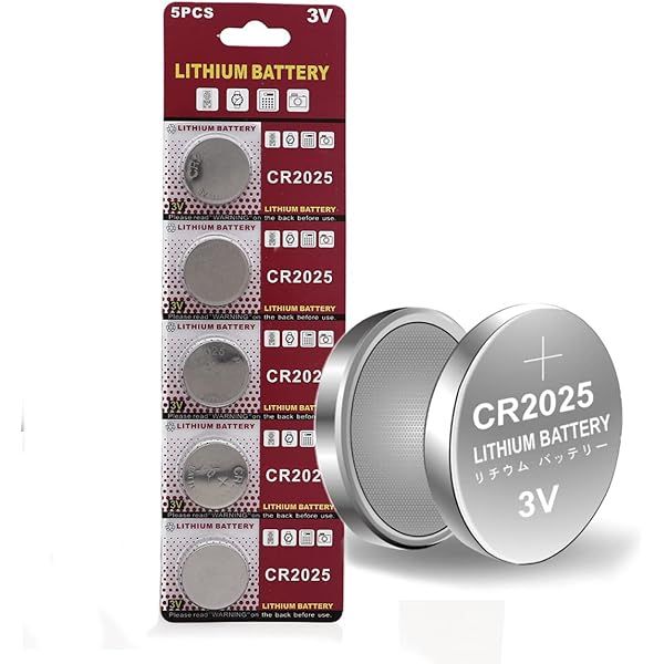 5pcs 3V Button Battery CR2025 DL2025 BR2025 KCR2025 coin Cell Lithium ...