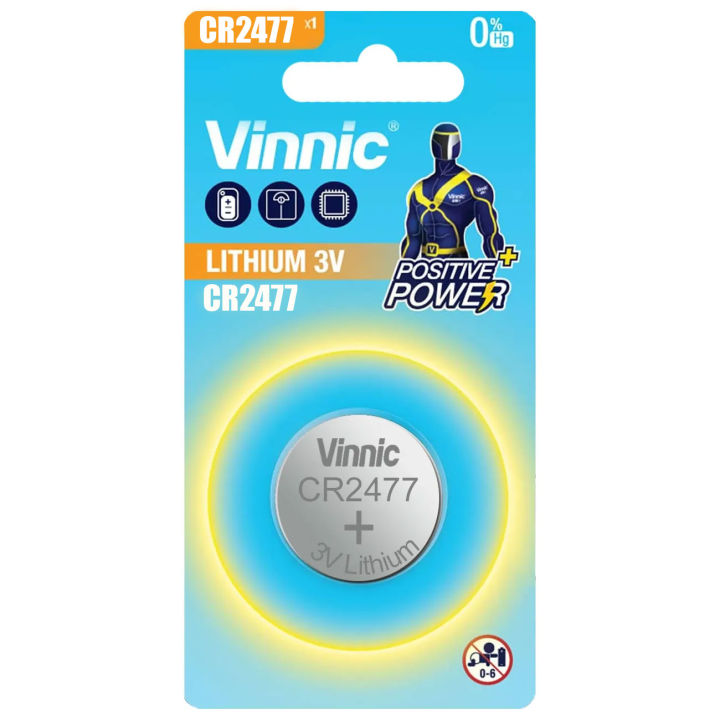 Vinnic CR2477 Lithium battery Daraz.pk