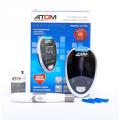 Atom Blood Glucose Sugar Test Meter Kit Glucometer Diabates with free accessories. 