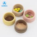 GOIKEA Silicone Storage Box Compact Silicone Travel Storage Box for Jewelry Cosmetics Space-saving Multi-purpose Organizer Case Silicone Travel Case. 