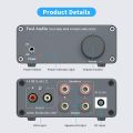Fosi Audio TDA7498E 2 Channel 160W x2 Stereo Audio Amplifier Mini Hi-Fi Class D Integrated Amp for Passive Speakers with 24V Power Supply. 
