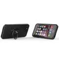 Apple iPhone 5 / 5s / SE Phone Case, Silicone TPU and Hard PC Luxury Armor Shockproof Metal Ring Holder Cover Casing. 