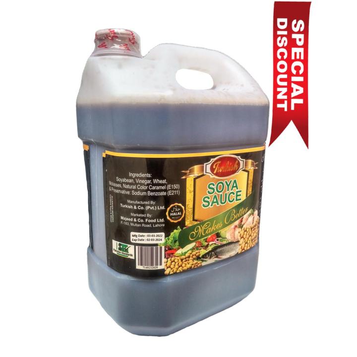 Turkish Soya Sauce 5 Ltr  At Whole Sale Price