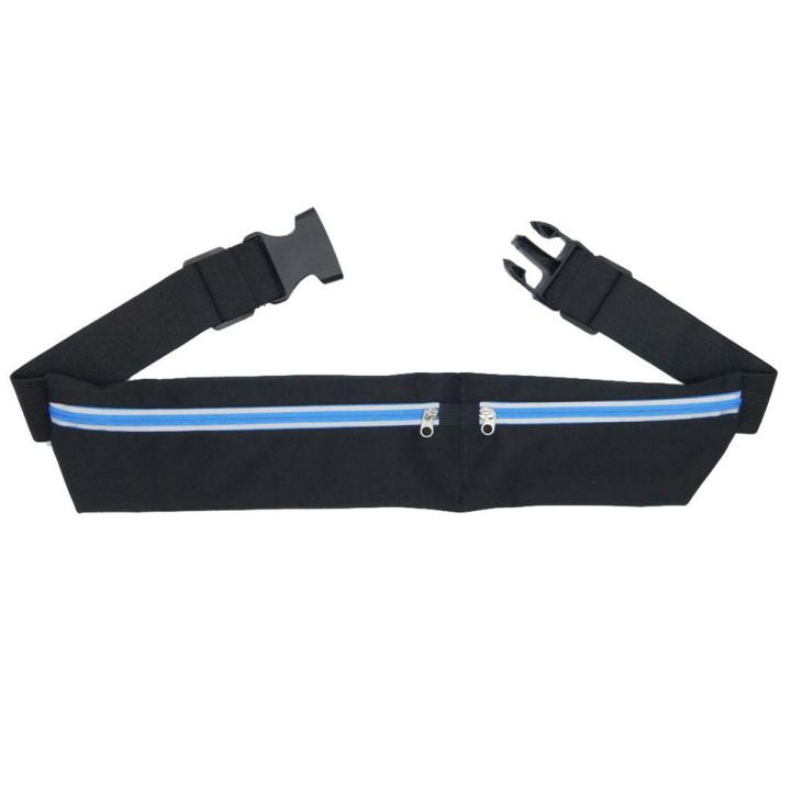 Dual Pocket Running Belt Phone Pouch Waist Bag Sports Travel Fanny Pack Outdoor