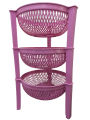 3 Layer Plastic Vegetable Rack Kitchen Storage Organizer Durable PP Material. 