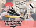 TASHI Professional Barber Straight Edge Razors, Straight Razors ( Ustra )  Stainless Steel, Shaving Tool, Men’s Ustra for  Beard &  moustache, With Gold Color Plated Handel.. 