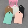 100 pcs Scalloped Kraft Paper Card / Blank Tag / Wedding Favour Gift Tag Price Label with gift and part tags 5x3 cm. 