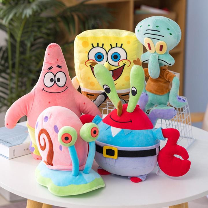 Genuine SpongeBob SquarePants doll plush toy rag doll pie star doll pillow pendant children's birthday gift