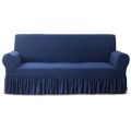7 seater turkish style king size sofa cover-Turkish Style Sofa cover - Frill sofa cover-7 seater - jersey fabric , Dust Resistant fabric , Washable. 
