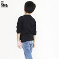 The Shop - Black Cotton Plain Full Sleeves T-Shirt For Boys & Girls Kids, 1 Year To 14 Years - FS-B1. 