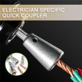 Fast Wire Stripping and Twisting Crimping Tool Drill, Electrical Wire Connector Twister. 