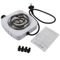 Home Kitchen Electric Stove Hot Plate Iron Burner 220V 500W Cooker Coffee Heater Household Cooking Appliances EU Plug. 