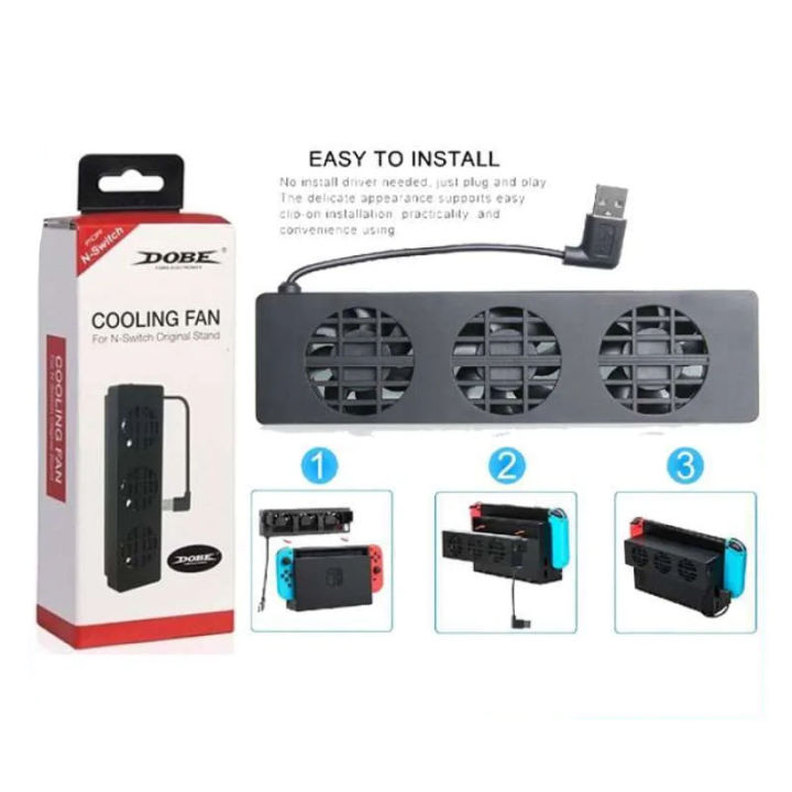 DOBE%20N-%20Switch%20OLED%20External%20Dock%20Set%20Cooling%20Fan%20Cooling%20Stand%20Cooler%20with%203%20Fans%20Cooling%20Fan%20for%20Nintendo%20Switch%20NS%20Original%20Stand%20Game%20Console%20Dock%20Cooler%20-%20Image%203