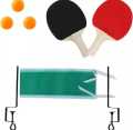 Kids Table Tennis Racket Net Three Balls and Metal Poles Included. 