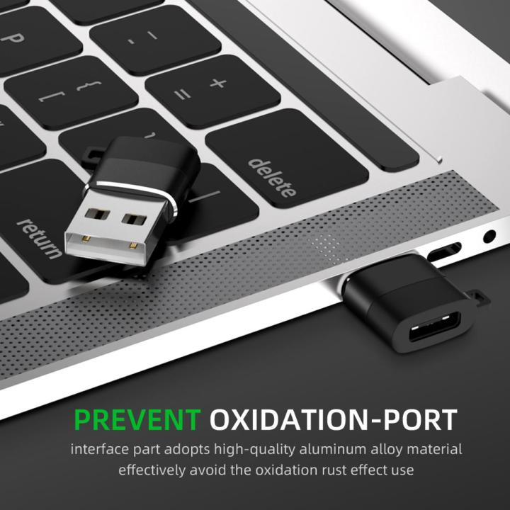 Phone Adapters Converters Type-C To USB 3.0A OTG Adapter Typc-c Converter Notebook Mobile Phone Adapter With Keychain New Professional