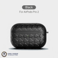 Premium Woven Pattern Silicone Case For Pro 1st & 2nd Gen - Shockproof Protective Cover With Carabiner - Wireless Charging Compatible Durable Earbuds Case | ZN Technology Store. 