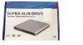 Super Slim Drive Portable Interface Drive USB 3.0 DVD RW Drive - Silver. 