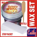 Emily ready to use hair removal wax cream herbal lemon honey blackberry milky creamy wax finger wax halawa wax Brazilian wax Italian wax skin tightening wax set creamy wax jar 450g with Wax Applicator Wooden Spatula and White Non-Woven Cotton 25 Strips. 