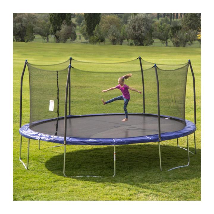 Trampoline 16 Feet Round Trampoline and Enclosure with spring
