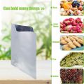 25 Pieces 3 Sizes Mylar Aluminum Foil Bags,Foil Flat Heat Sealing Bags Storage Bags Pouch for Food Coffee Tea Beans. 