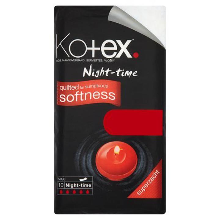 Kotex Maxi Pads Night Time 10 per pack