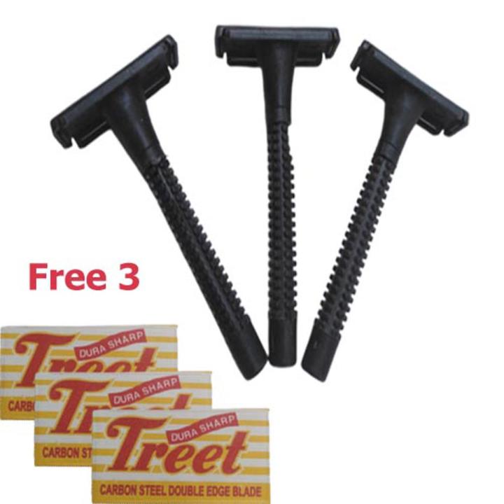 Universel Plactic Safety Razor 3pcs