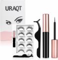 Magnetic Eyelashes Set With 3 Magnetic Lashes With Waterproof Magnetic Eyeliner & Applicator Eyelashes Extension kit. 