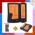 RJ45 Cable Tester Lan Cable Meter Cat5 Cat6 Cable Tester Ethernet Cable Meter With Battery - The Complete Solution For Network Testing. 