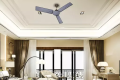 BASEIN Cover for Ceiling Fan - Protection From Dust Dust Proof Three Blade Ceiling Fan Cover. 