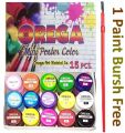 1 Brush With 15 Orega Poster Color Colours Colors - 15 different shades bottles 15cc. 