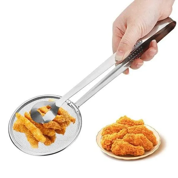 Stainless%20Steel%20Fryer%20Strainer,%20Grease,%20Slotted%20Spoon,%20Grill,%20Buffet,%20Serving%20Tongs,%20Frying%20Tongs,%20Frying%20Net,%20Strainer,%20Filter,%20Oil%20Drainer%20-%20Image%205
