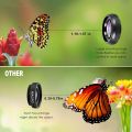Phone Camera Lens, 0.6X Super Wide Angle Lens, 4K HD Super 15X Macro Lens,  Fish Eye Lens  180* 2 in 1, 2Clip-On Cell Phone Lens Attachment Kit for iPhone, Samsung, PC, Other Smartphones.. 