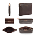 Zoeva 15 PCS Makeup Brushes With Premium Leather Pouch. 