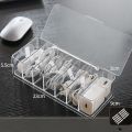 【FUN LIVE】 Cable Storage Plastic Organizer Accessories Box Home Office Desk Accessories Small Things Drawers Classification Products Hidden. 