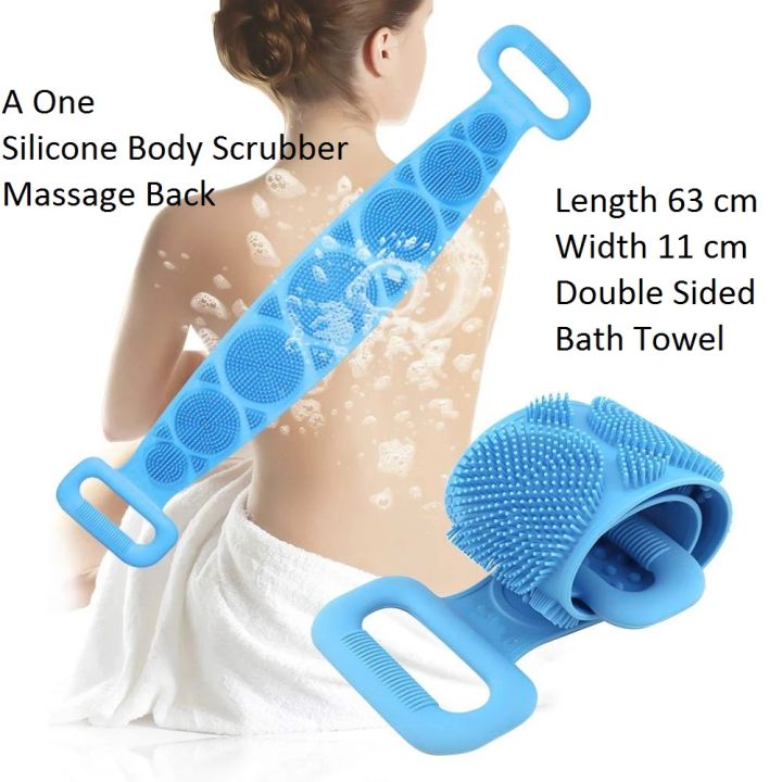 Body%20Wash%20Silicone%20150g%2062%20x%2011cm%20Body%20Scrubber%20Belt%20Double%20Side%20Shower%20Belt%20Silicone%20Bath%20Body%20Brush%20A%20One%20Back%20Cleaning%20Exfoliating%20Body%20Scrubber%20Bath%20Shower%20Towel%20Silicone%20Body%20Wash%20Scrubber%20Belt%20for%20Men%20and%20Women%20-%20Image%205