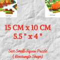 Stars Shopping Puzzles Collection Wooden Jigsaw Puzzles for Toddler /Tiny, Square, Rectangular  Puzzles. 